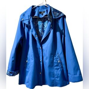 Dennis by Dennis Basso Water Resistant Women’s Trench Coat Size XL